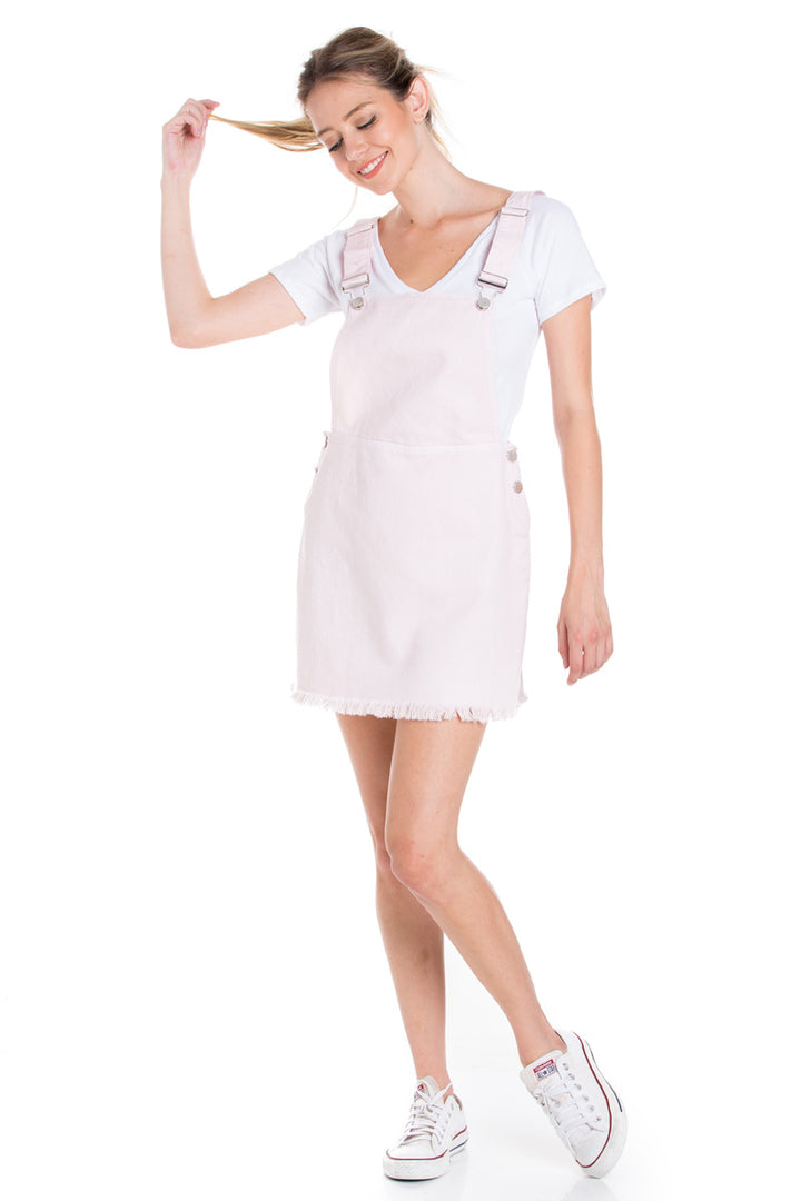 Hit The Road Jack Skirt Overalls Rose Quartz O2 Denim