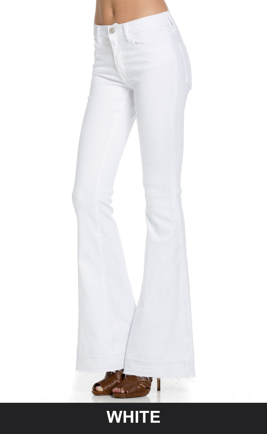 Free Minded Mid-Rise Denim Flare Jeans | O2 Denim