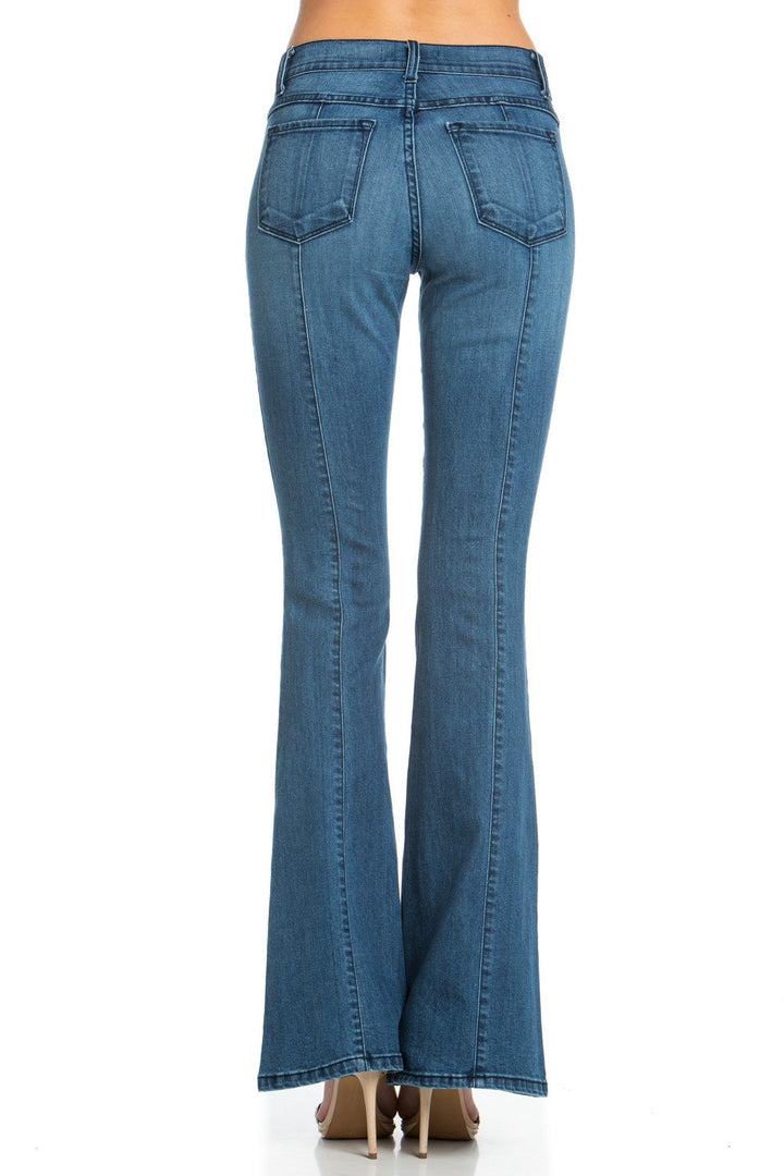 Rumor Has It Front Seam Flared Denim Pants – O2 Denim